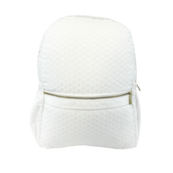 Small Backpack w/ Pocket- Eyelet Love You