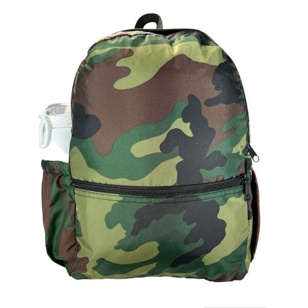 Medium Backpack w/ Pocket-Camo