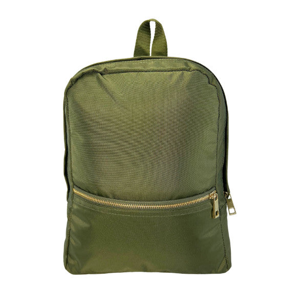 Small Backpack- Olive Nylon