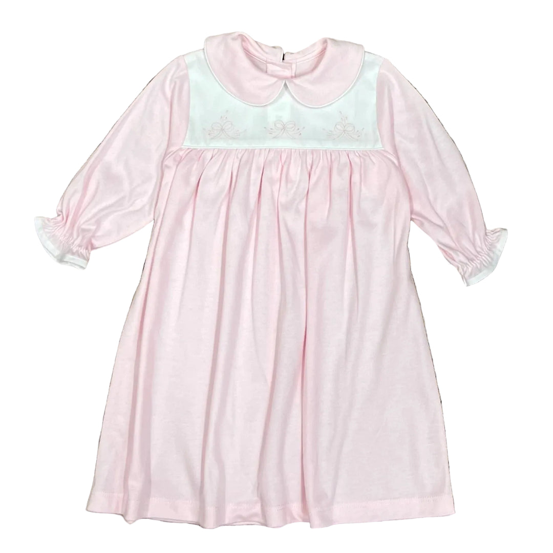 Pink Knit Bow Dress