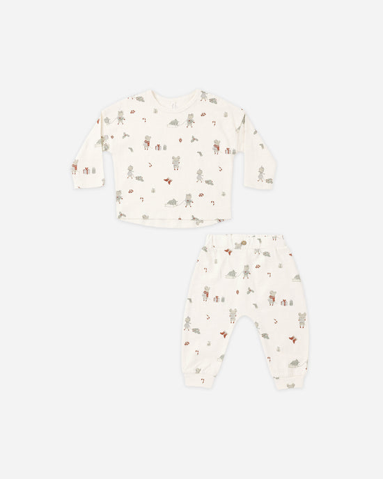 Holiday Mouse Pant Set