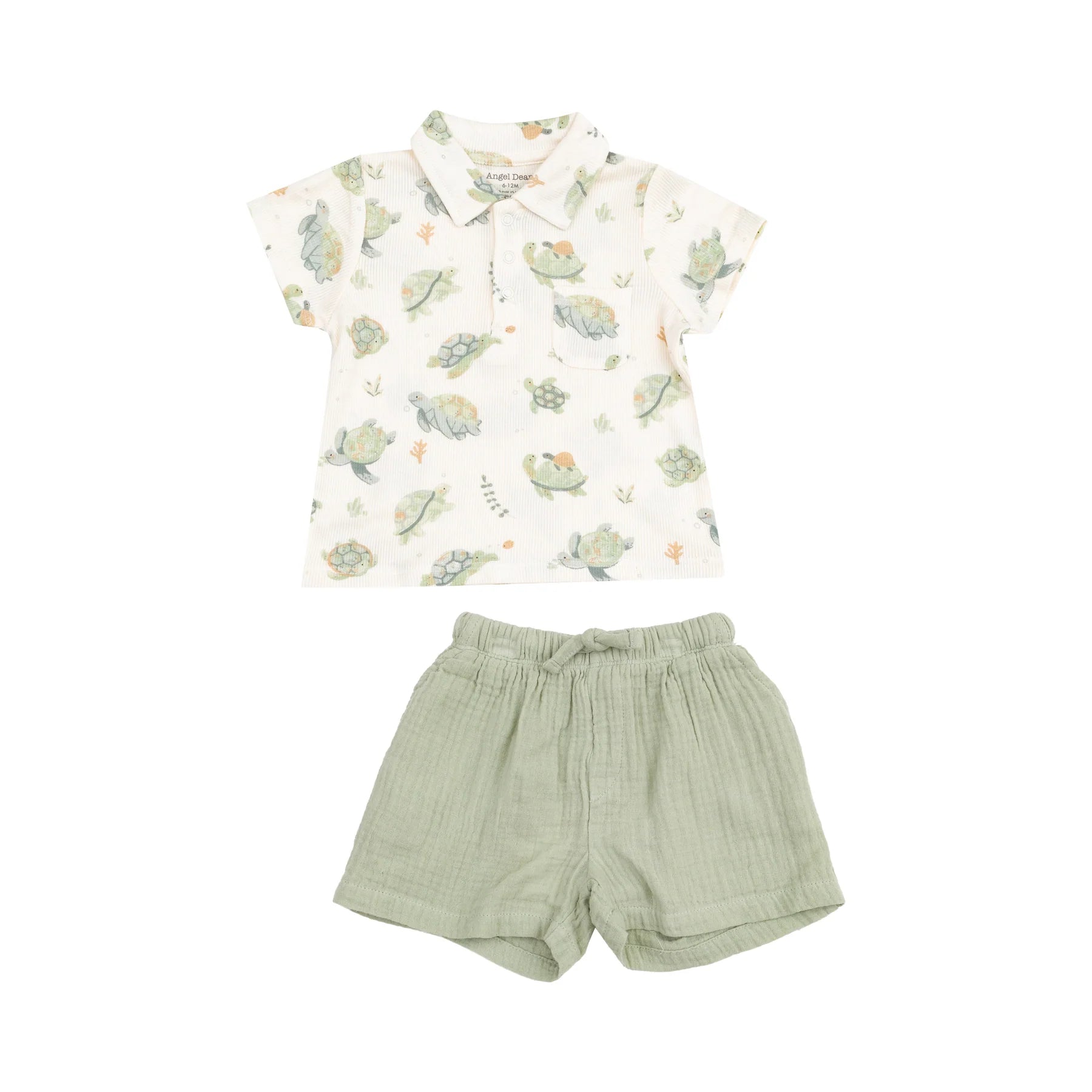 Sea Turtles Polo Shirt and Short