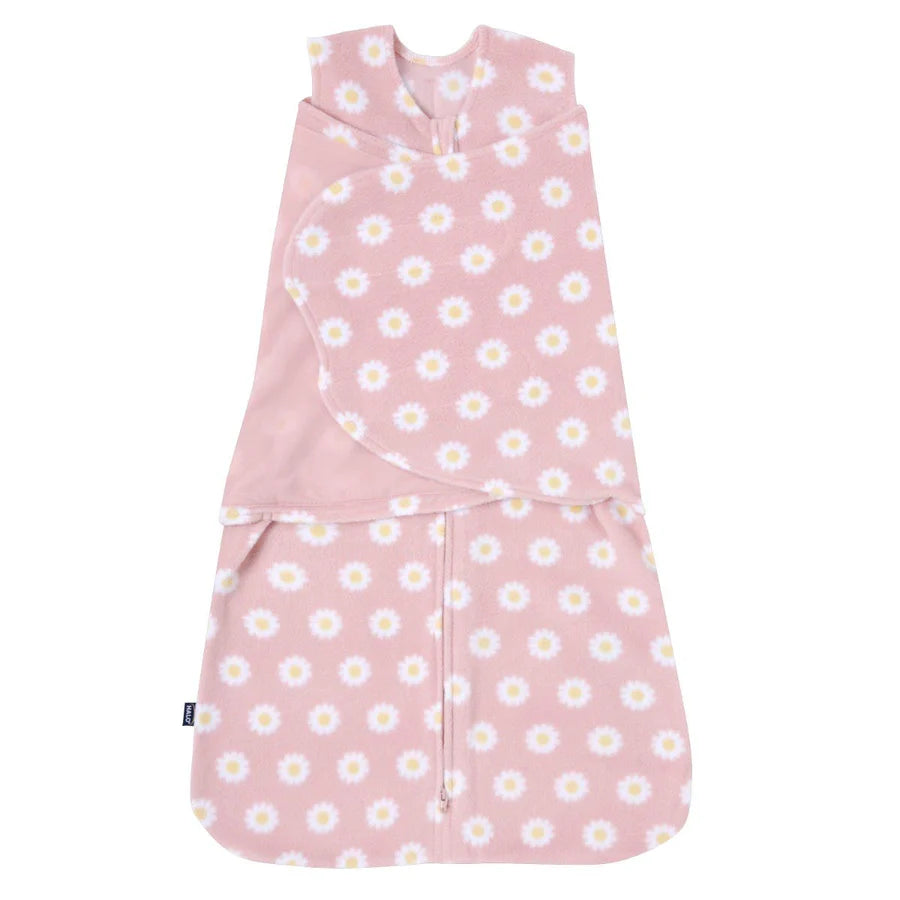 Micro- Fleece Sleepsack Swaddle- Daisy