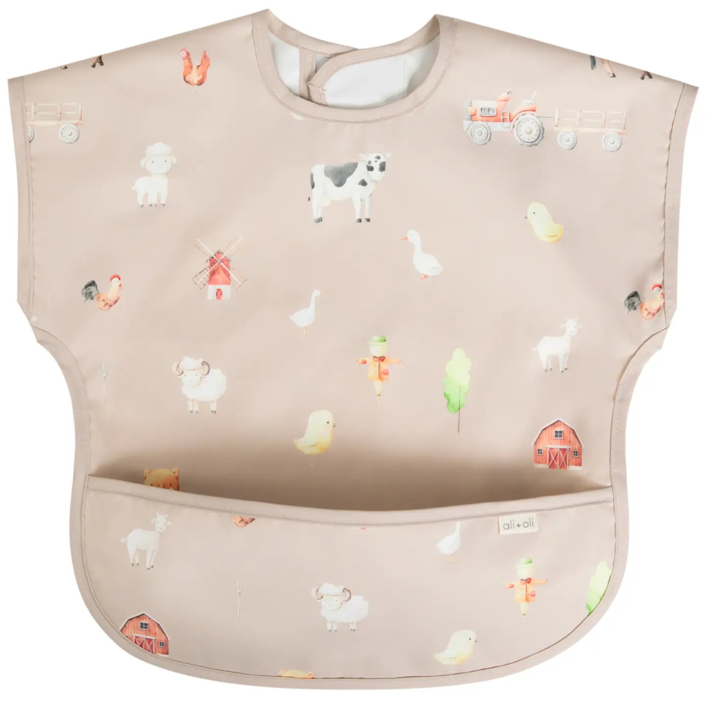 Smock Bib Short Sleeve- Farm