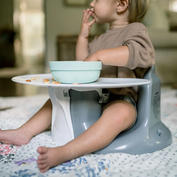 Baby Booster UpSeat w/Tray - Gray