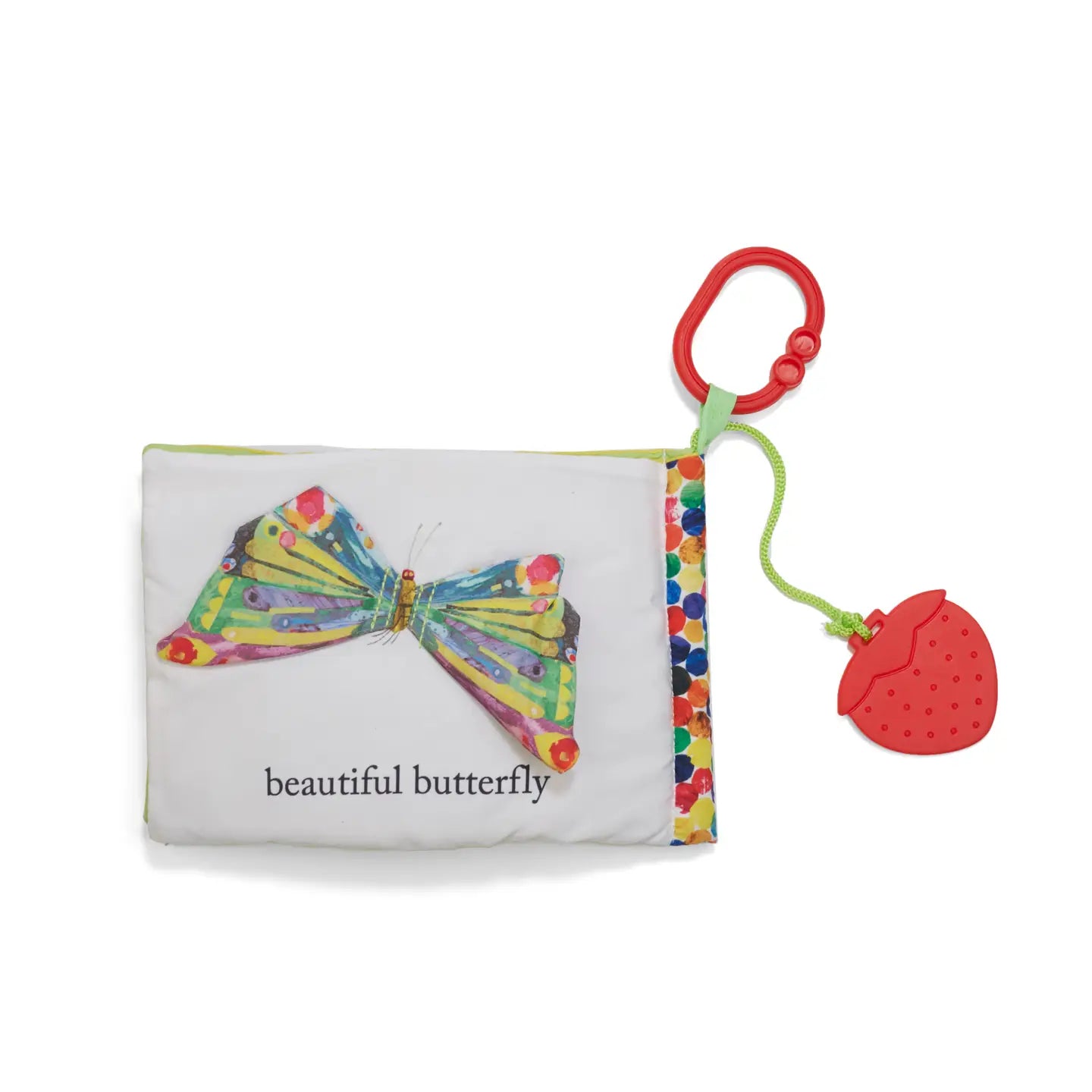 Soft Book W/ Strawberry Teether