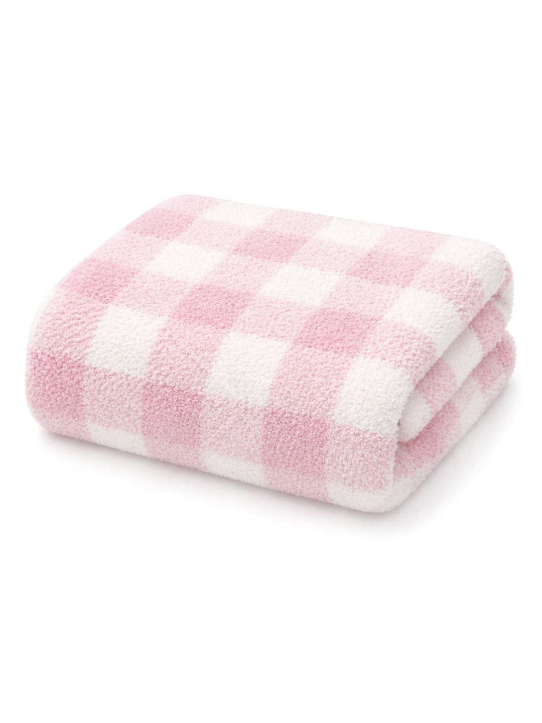 Gingham Blanket, Petal Pink