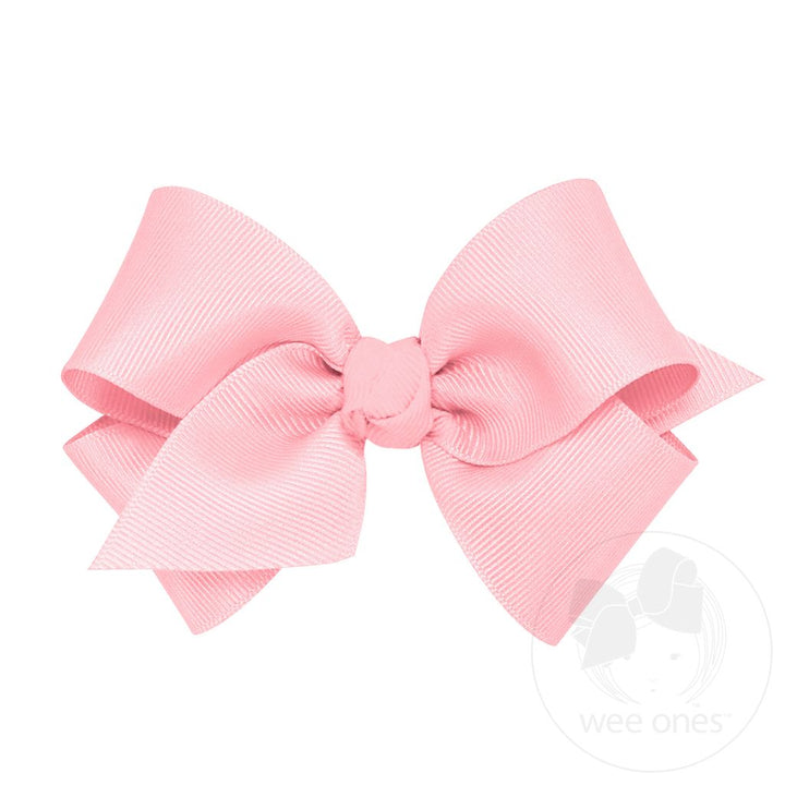 Classic Grosgrain Hair Bow (Lt. Pink)