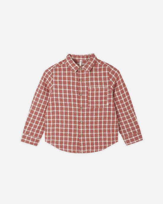 Collard LS Vintage Plaid Shirt
