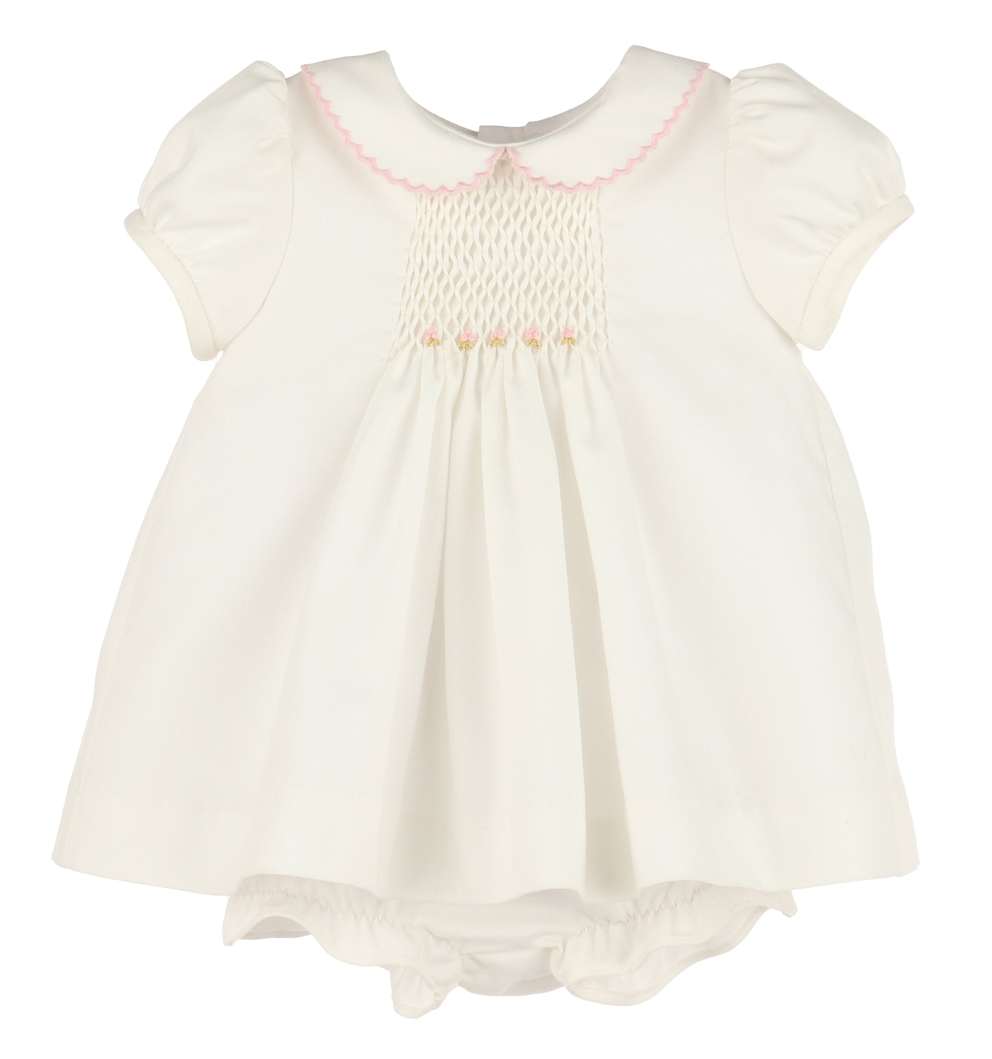 Honeycomb Smock Dress