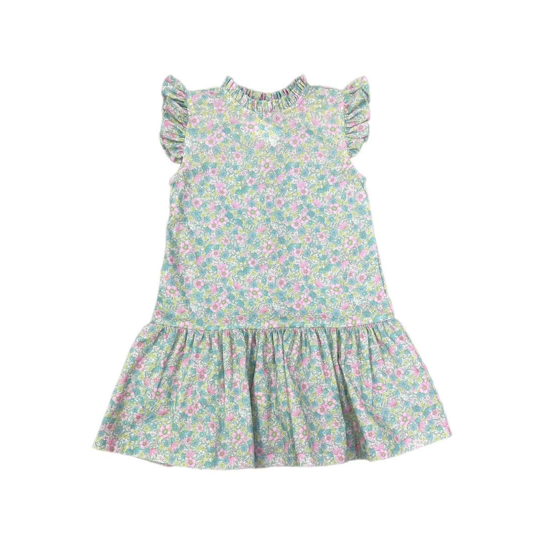 Summer Floral Drop Waist Dress 3t Summer Floral Drop Waist Dress 3t