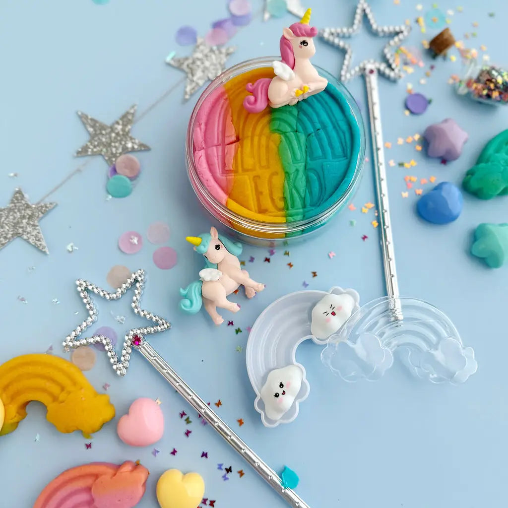 KidDough Play Kit - Unicorn (Rainbow Sherbet)