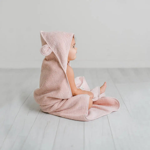 Pink Organic Hooded Towel