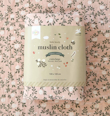 Swaddle/Muslin Cloth XL- Blossom