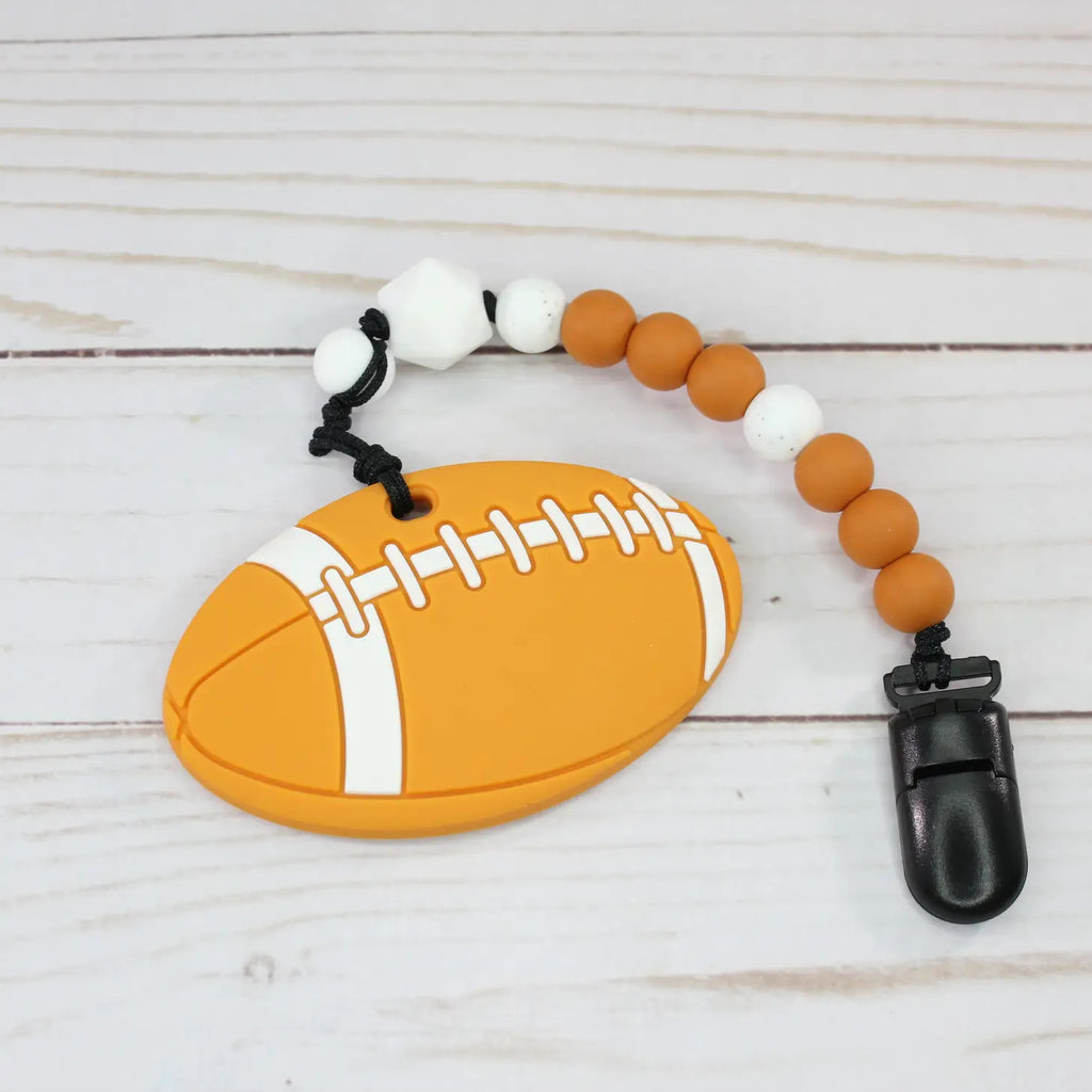 Football teether fashion