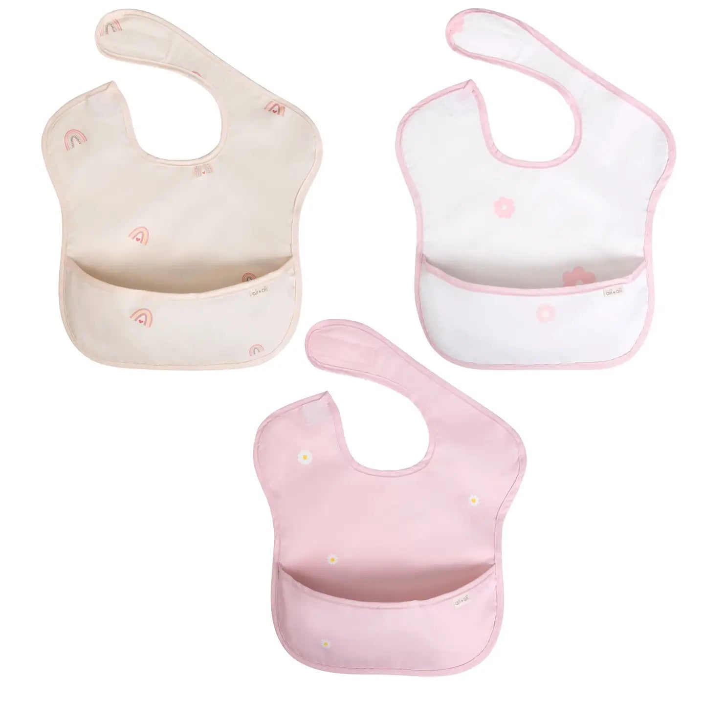 Sleeveless (3-pc) Bib Set- Girl