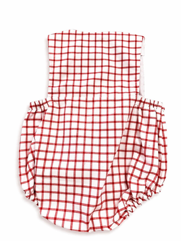 Louis Sunsuit- Red Windowpane