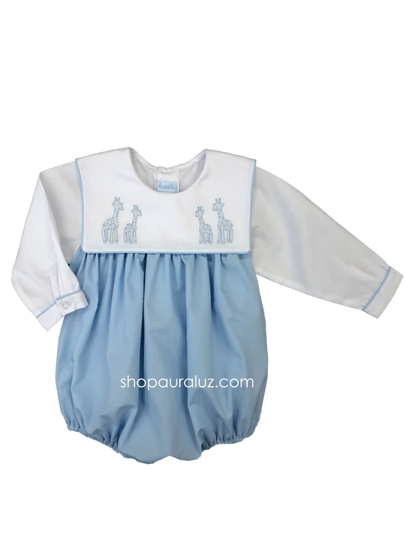 Giraffe Blue Bubble