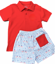 Conrad Shorts - Patriotic Gingham