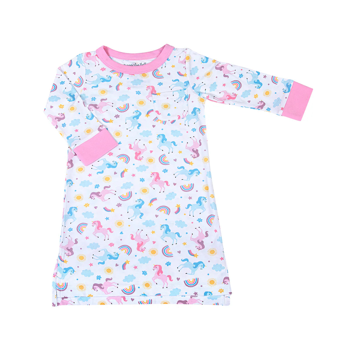 Unicorn Magic L/S Nightdress- Pink