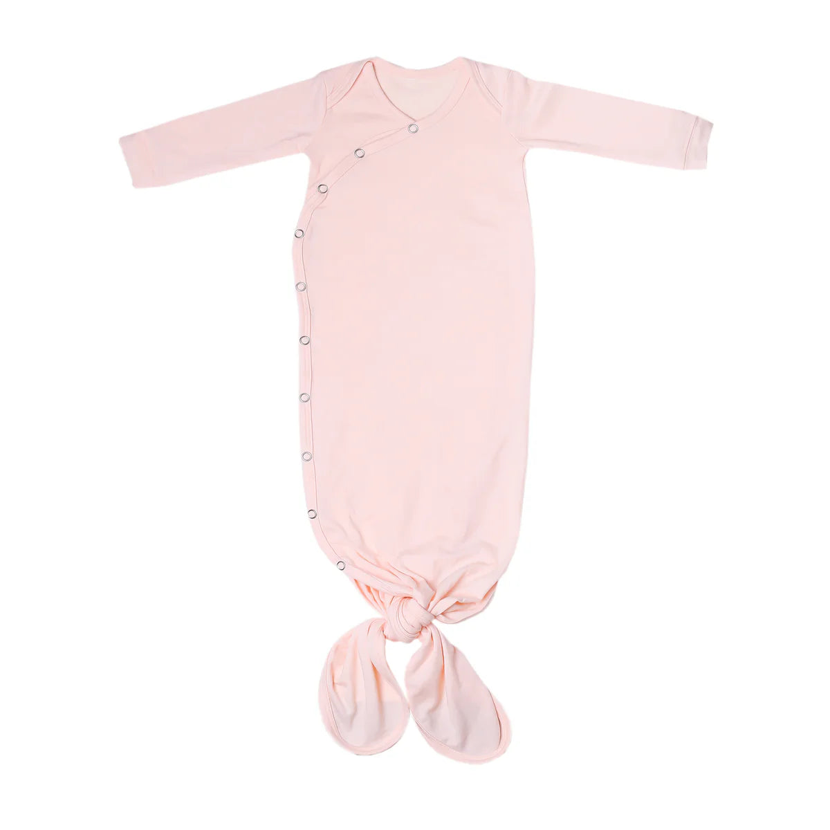 Newborn Knotted Gown- Blush