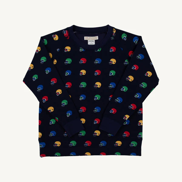 Cassidy Comfy Crewneck- Football