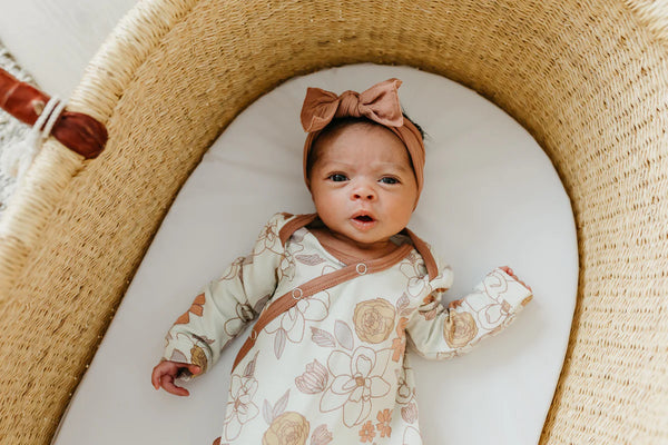 Newborn Knotted Gown- Ferra