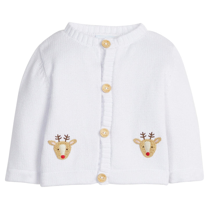 Crochet Cardigan- Reindeer