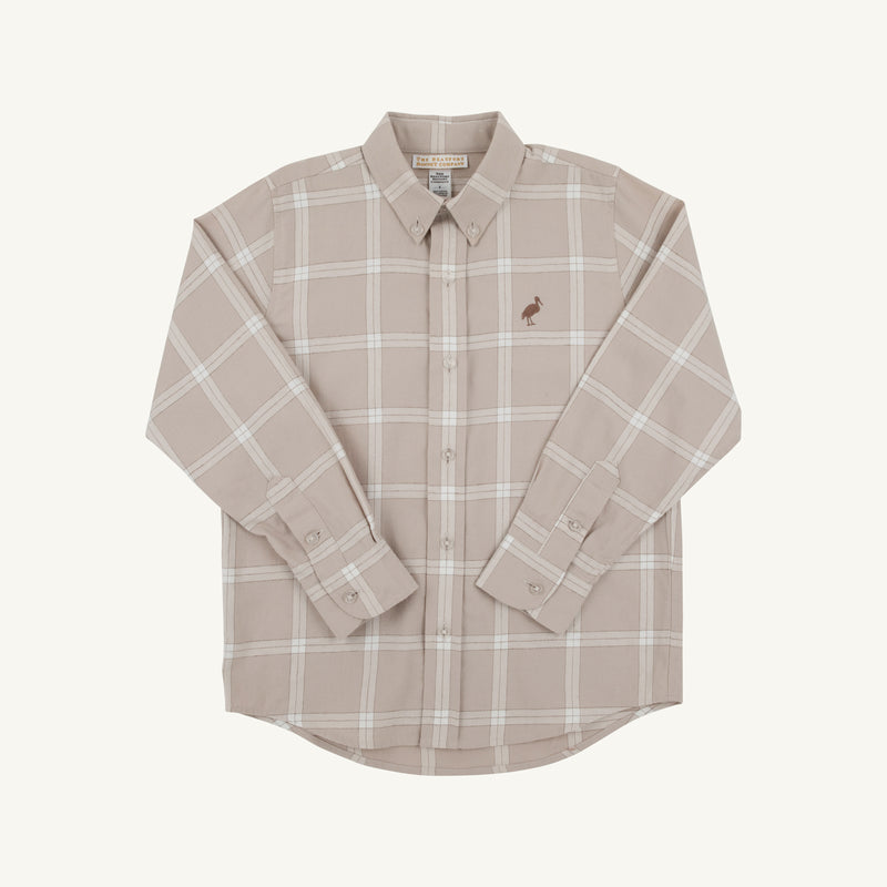 Dean's List Dress Shirt - Flannel | Thompson Park Plaid / Gray Bay Brown