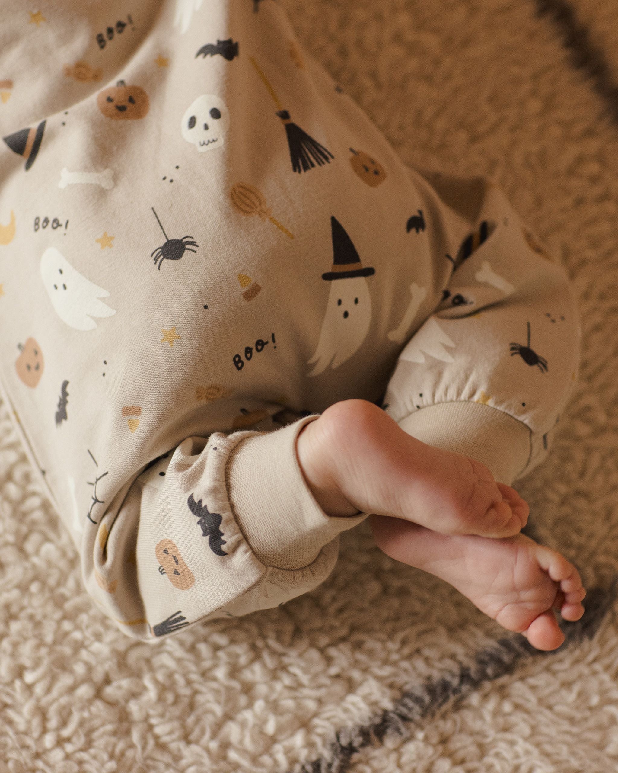 Relaxed Fleece Jumpsuit- Halloween