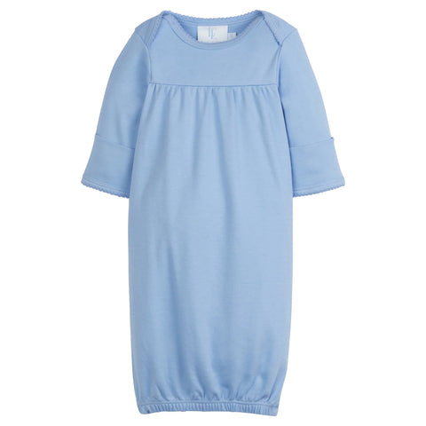Essential Newborn Gown - Light Blue  0-3m