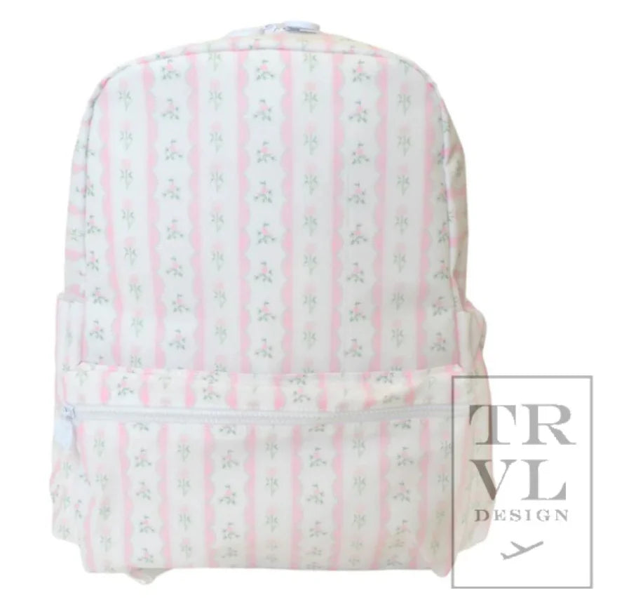 Backpacker- Ribbon Floral Pink