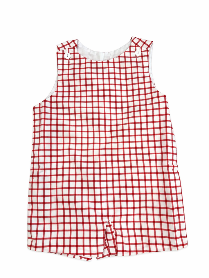 Vintage John John- Red Windowpane