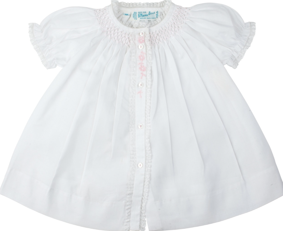 Honeycomb Smocked Yoke Gown