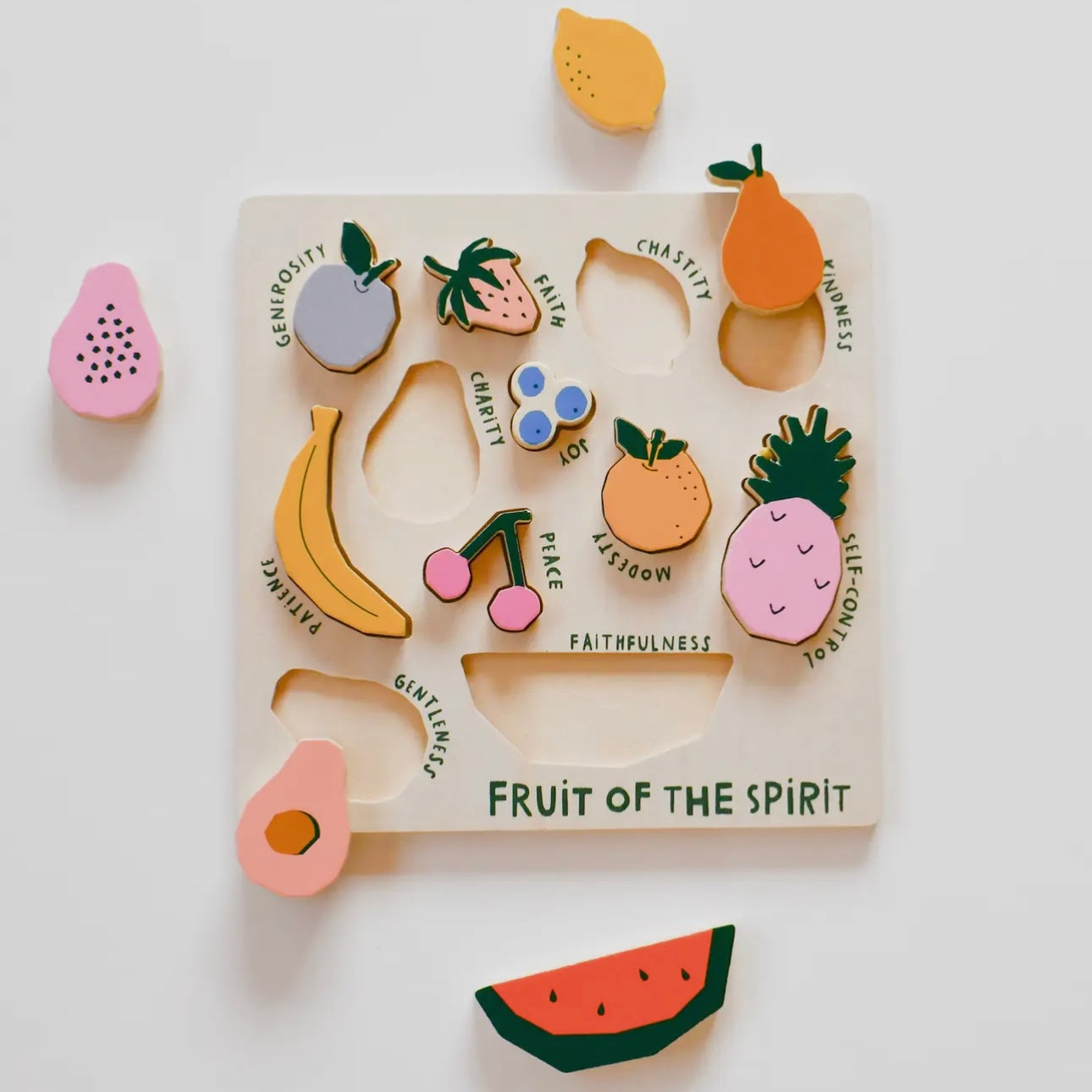 Fruit of the Spirit Wooden Puzzle