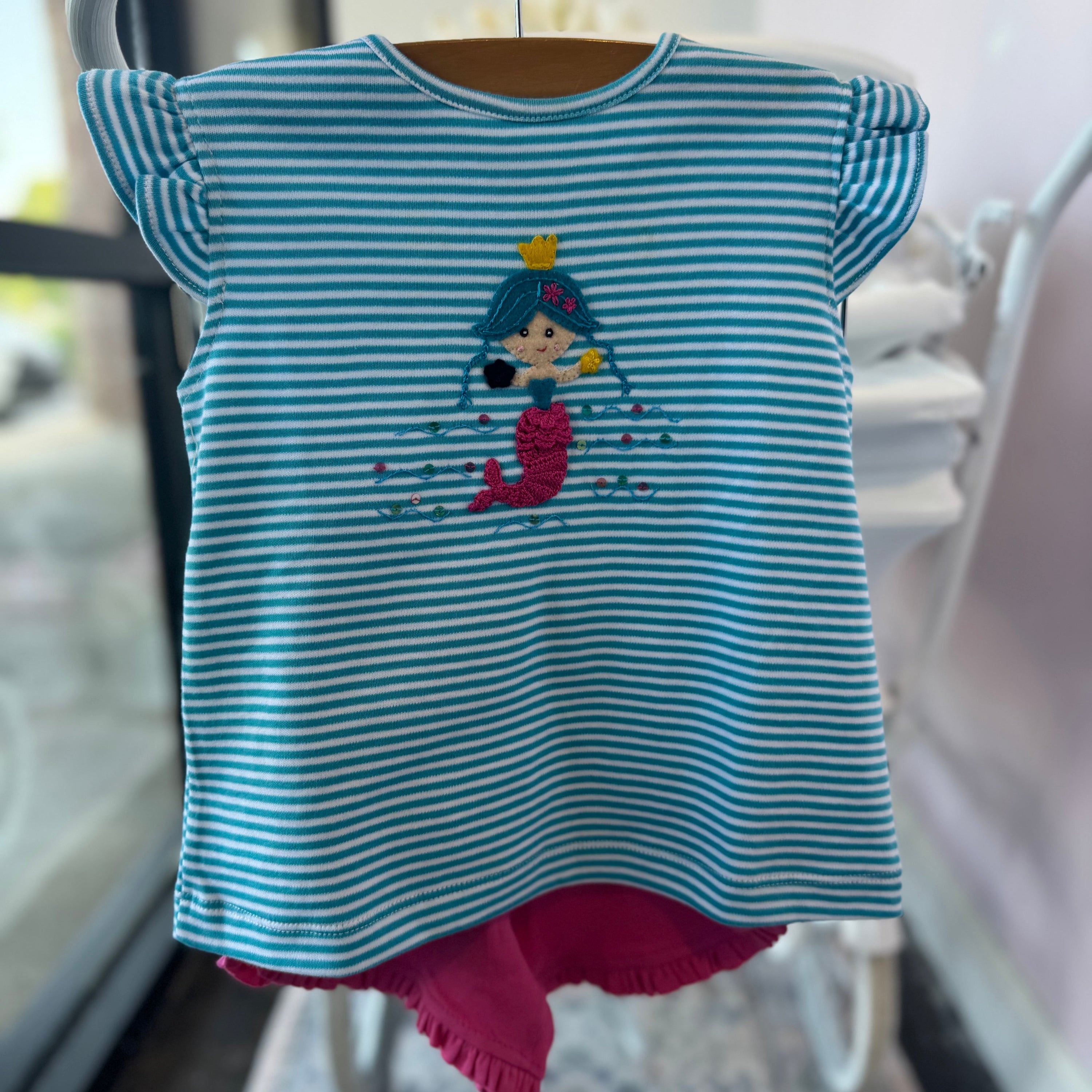 Squiggles Mermaid Short Set
