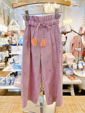 Charles Chambray Pant - Lilac