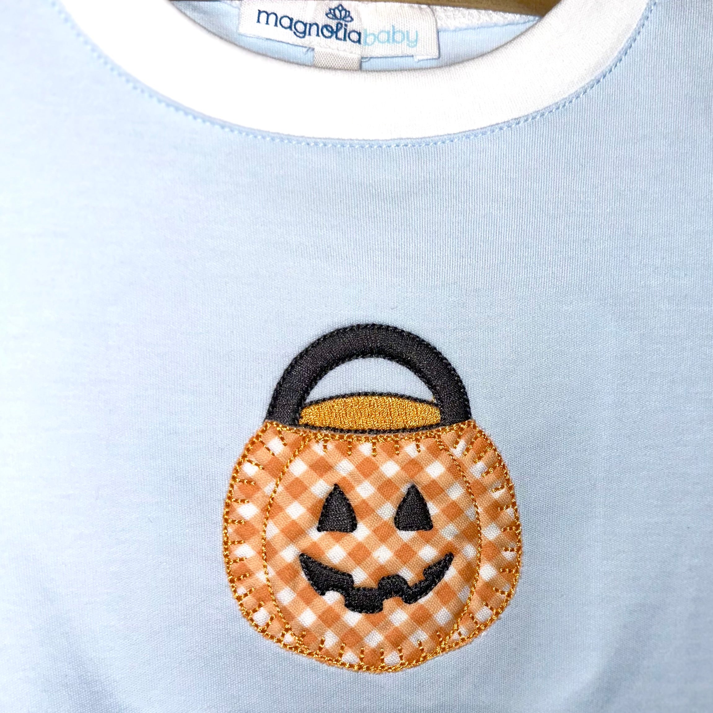 Trick or Treat Applique Long Sleeve T-Shirt