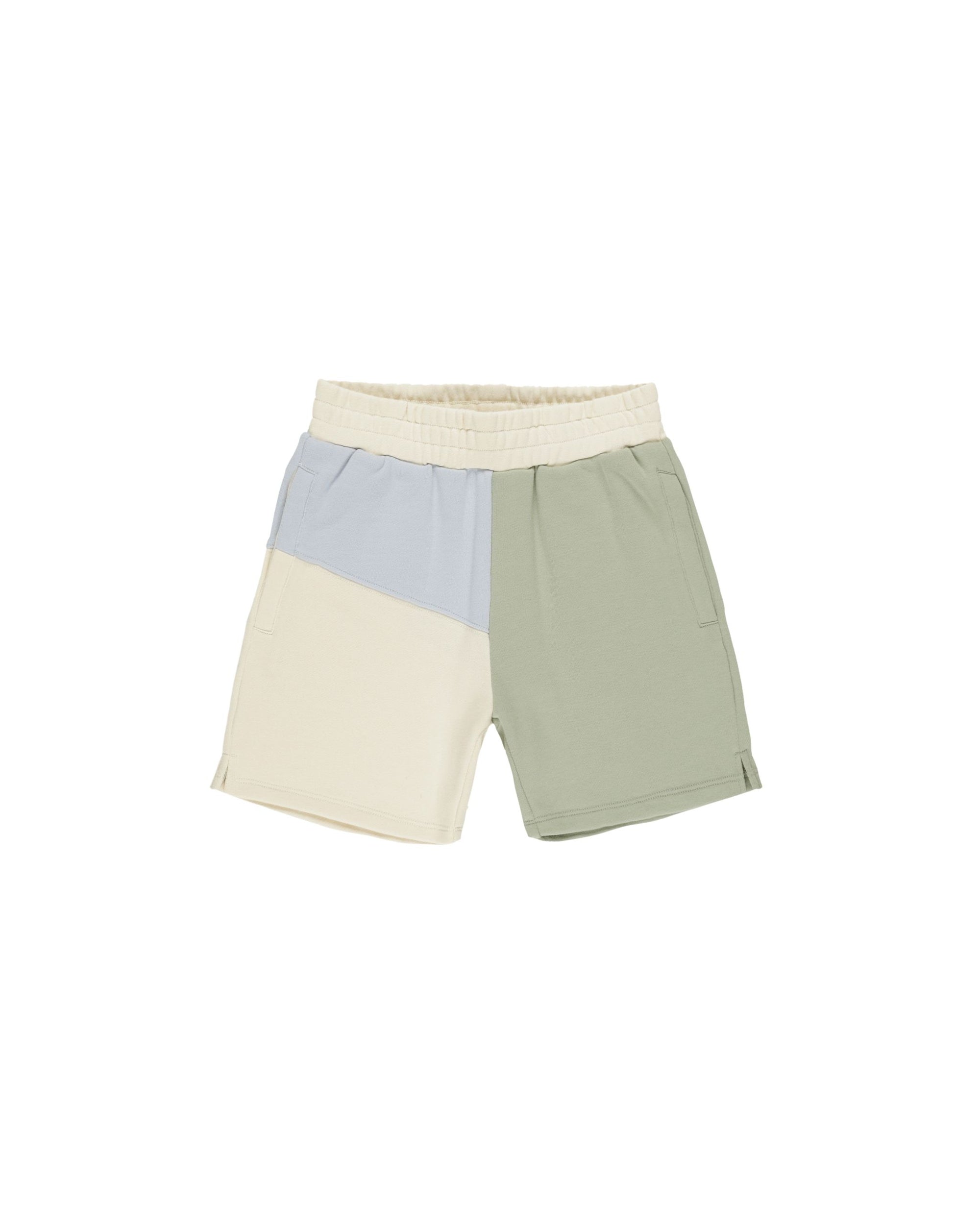 Boxing Short- Sage Color Block