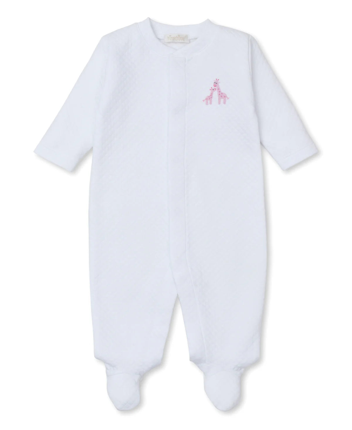 White w/ Pink Premier Giraffe Glee Footie