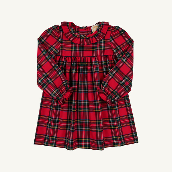 Ramona Ruffle Dress - Society Prep Plaid