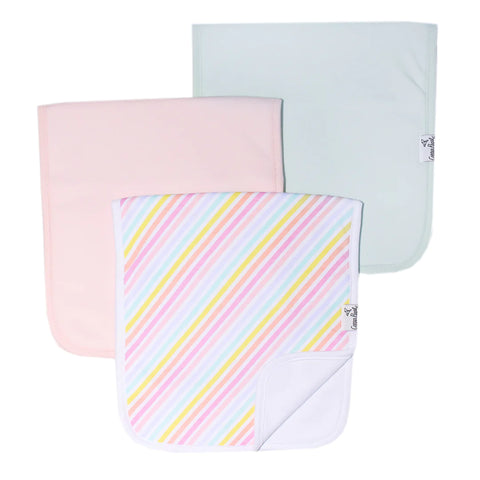 Burp Cloth Set (3 Pack)- Lucky