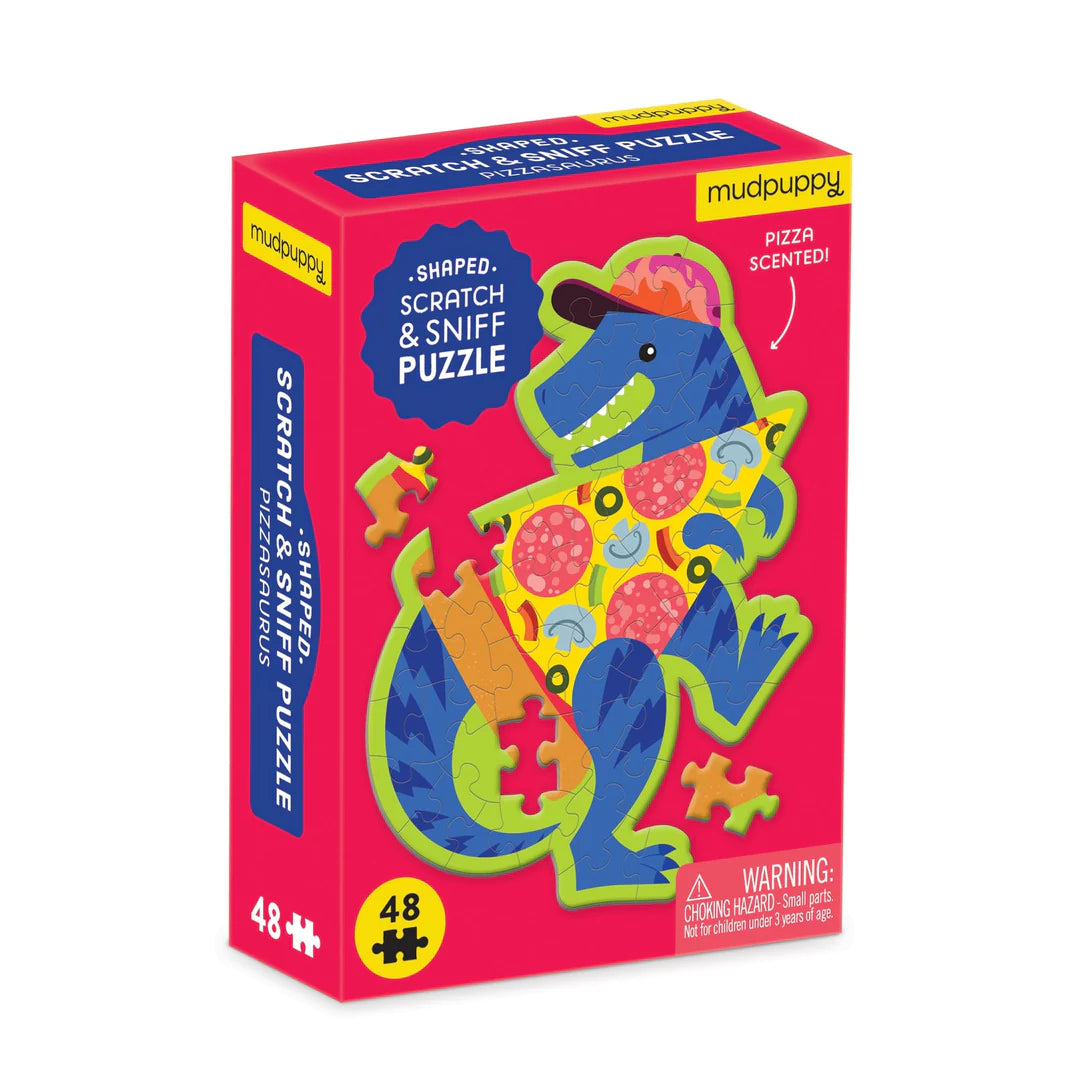 Pizzasaurus Mini Scratch + Sniff Puzzle 48 Pieces