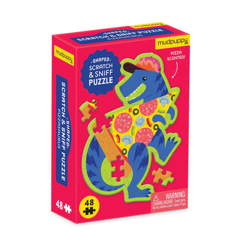Pizzasaurus Mini Scratch + Sniff Puzzle 48 Pieces