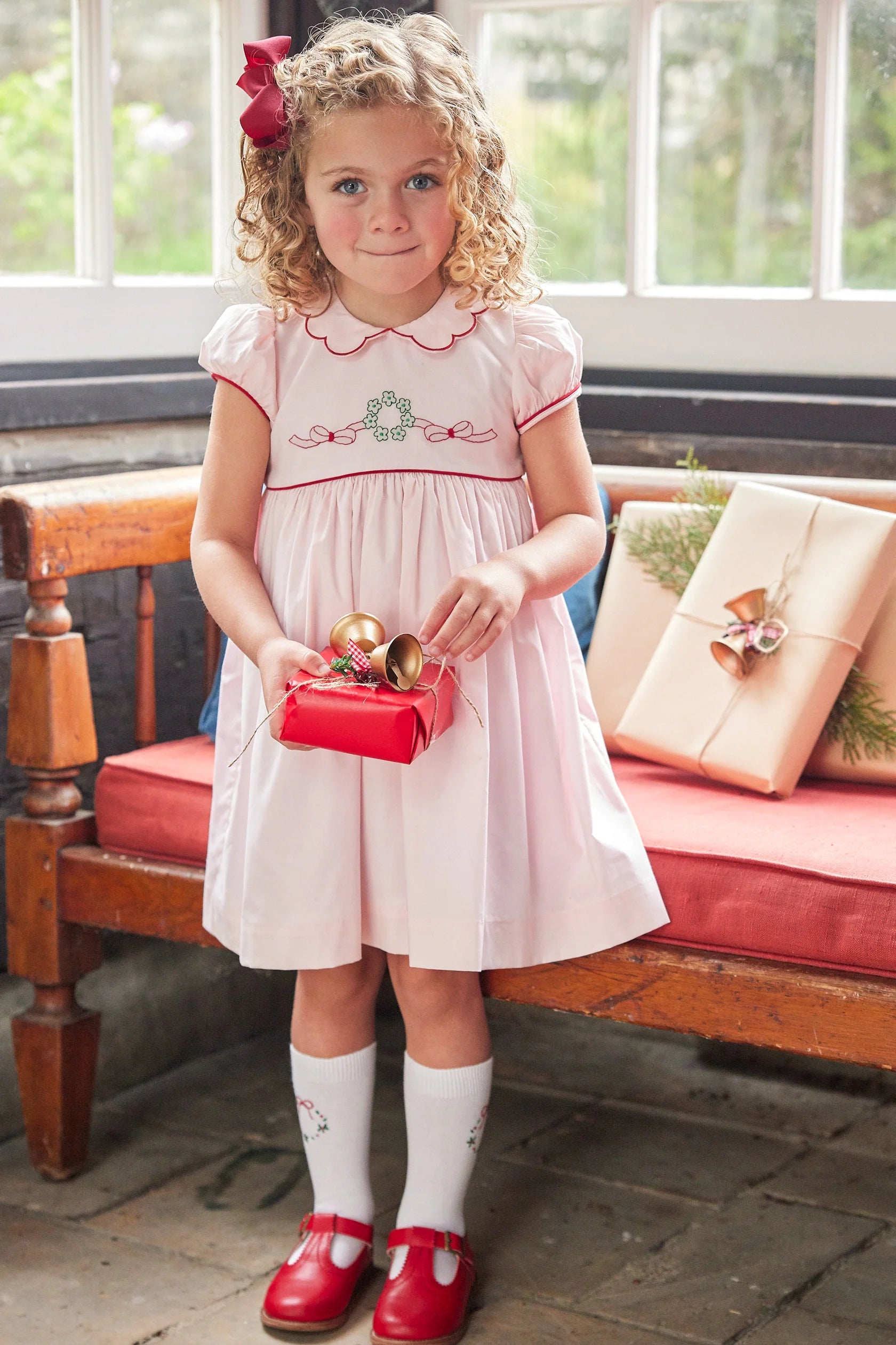 Maisie Dress- Wreath