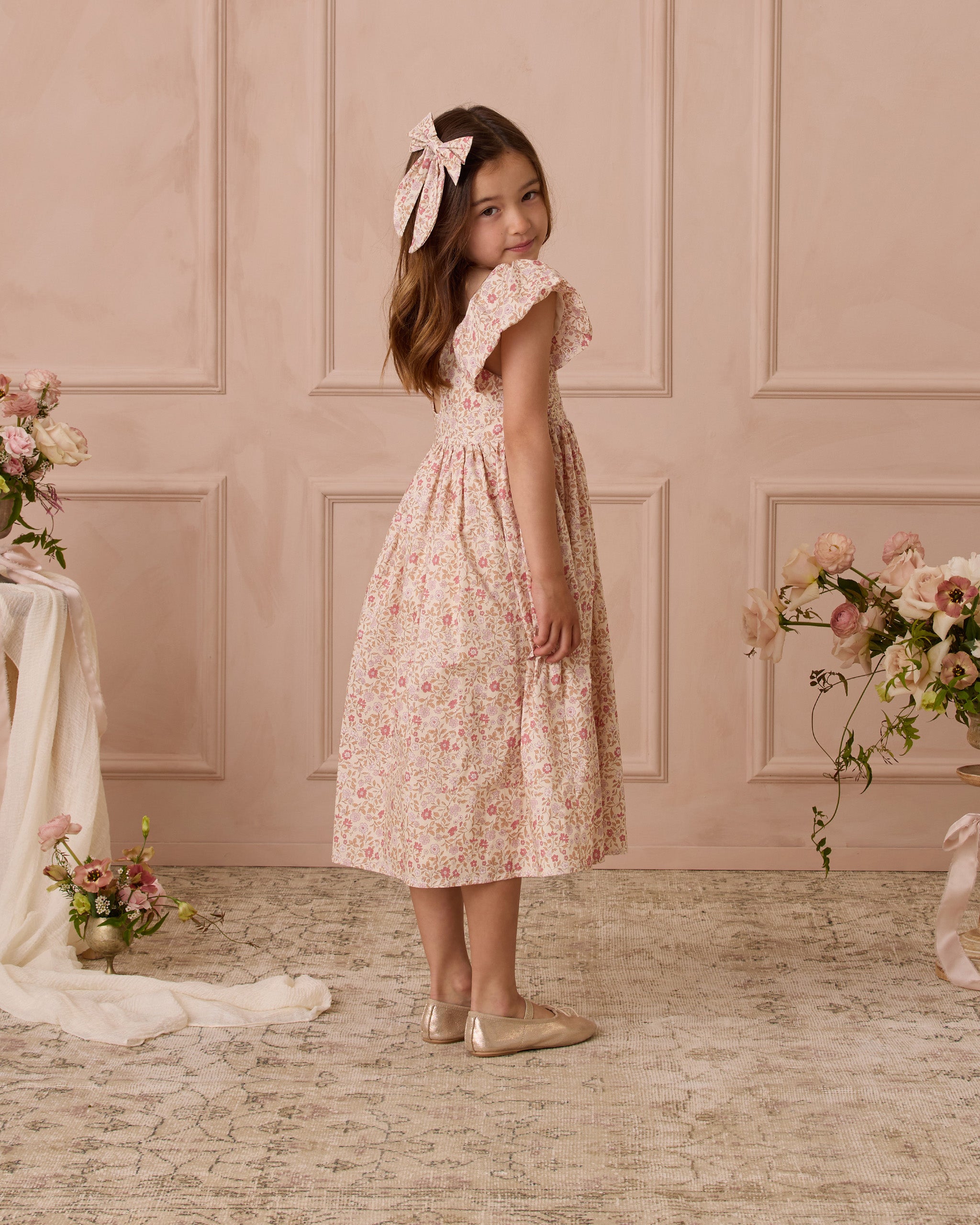 Hazel Dress- Blush Garden