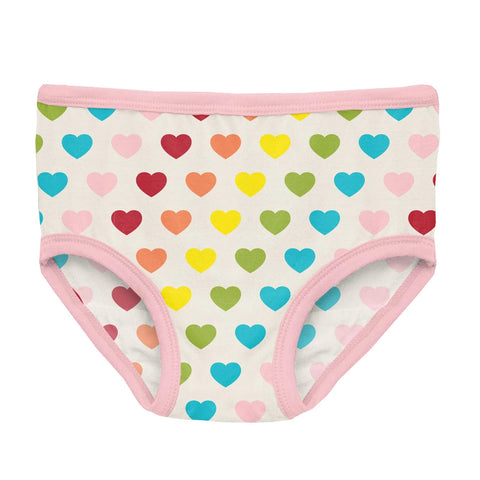 Girl's Underwear- Rainbow Hearts