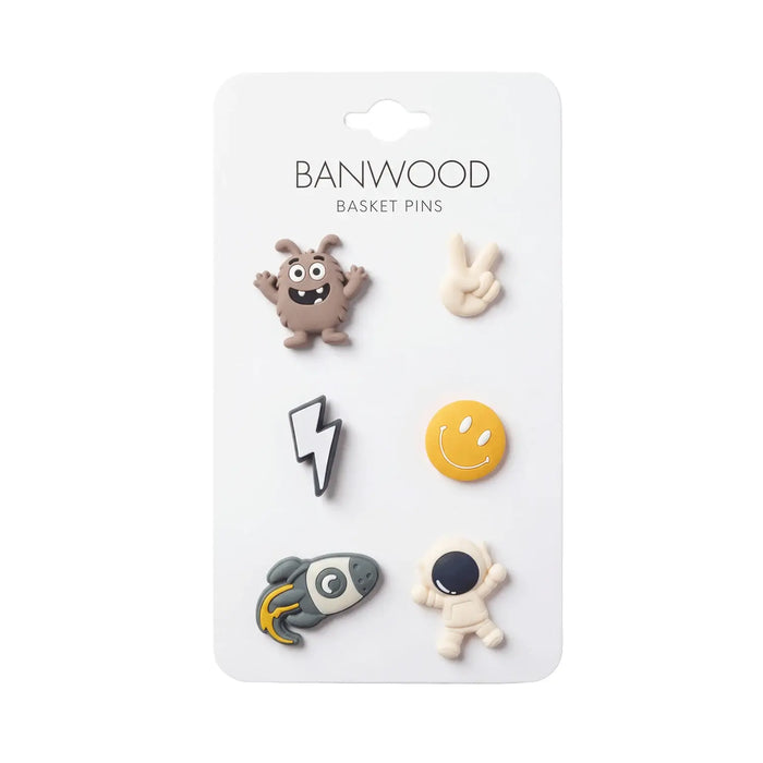 BANWOOD PIN & RIDE BASKET PINS