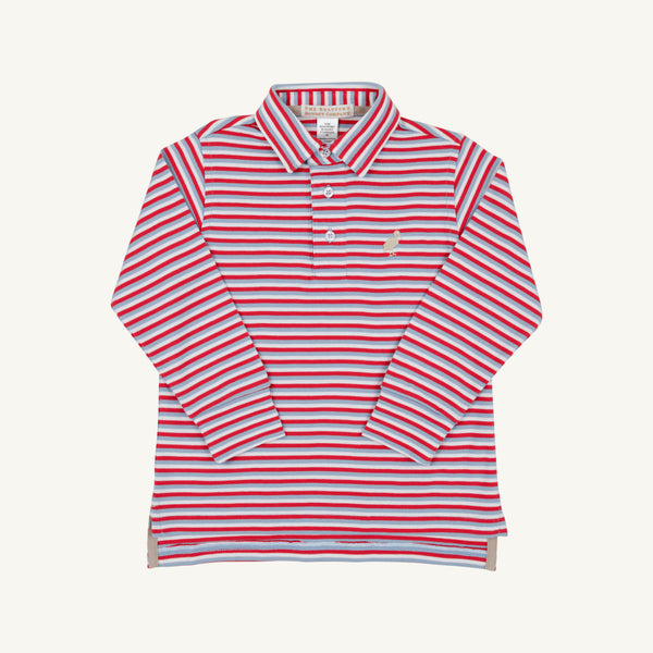 Prim and Proper LS Polo - Sumner Co Stripe
