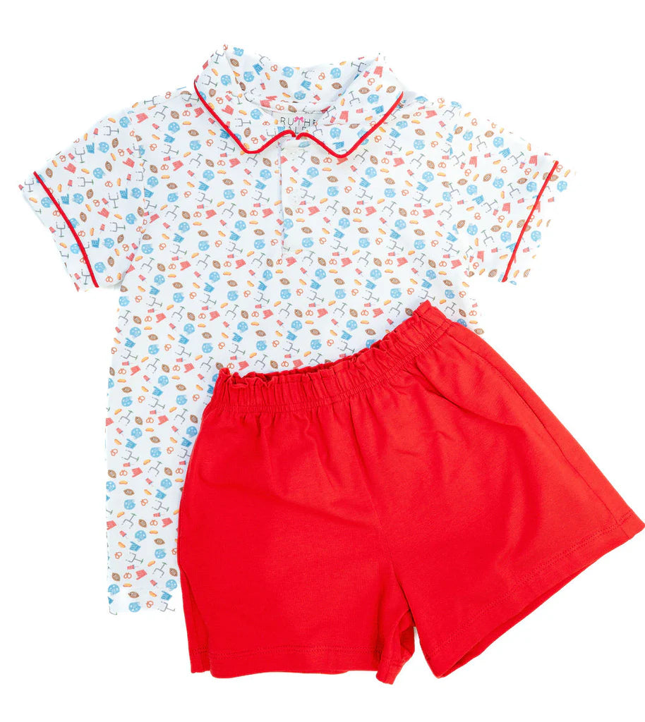 Shep Football Polo Set